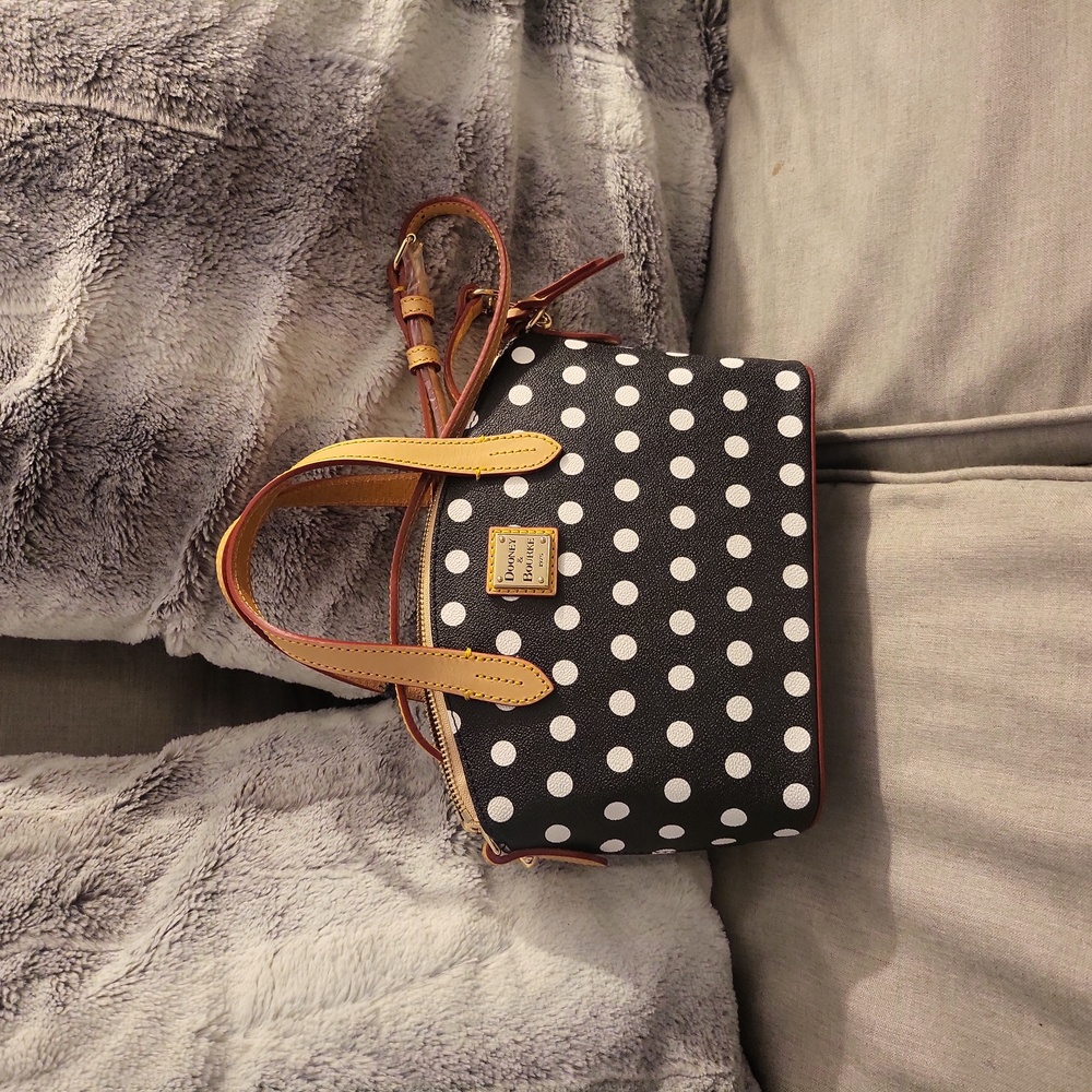 Dooney & Bourke Black Polka Dot Women's Bag
